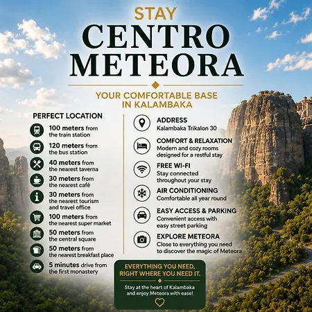 Centro Meteora Daire *